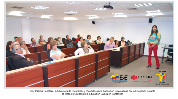 Boletín 070. Fundación Estructurar participa de la Mesa de Calidad de Educación Básica de Santander